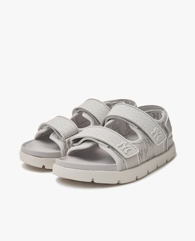  MLB - Giày sandals unisex đế thấp Chunky Liner Monogram 