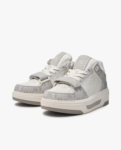  MLB - Giày sneakers unisex cổ thấp Chunky Liner Mid Classic Monogram 