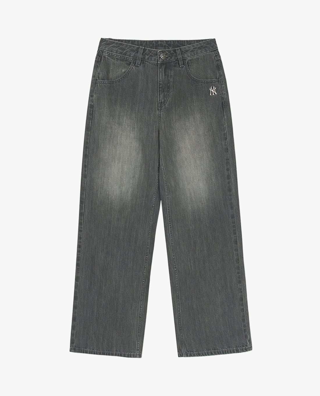 MLB - Quần jeans nữ ống rộng Varsity Logo