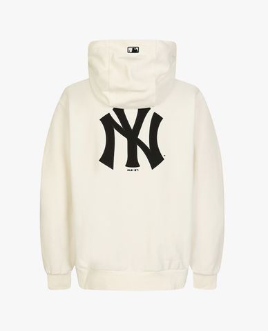  MLB - Áo hoodie tay dài phối mũ Logo 