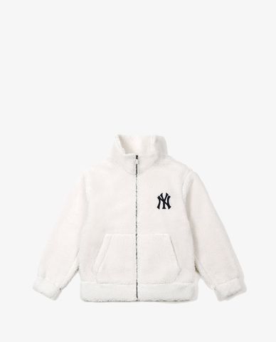  MLB - Áo khoác lông cổ cao Boa Fleece Logo 