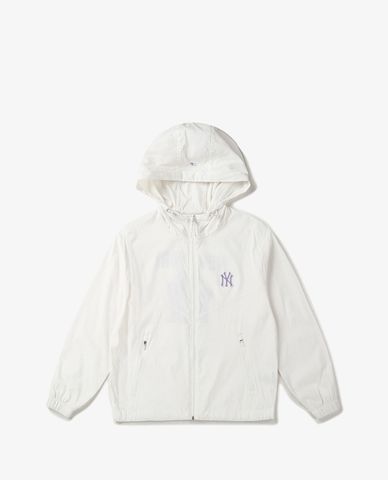  MLB - Áo khoác kiểu tay dài phối mũ trùm thời trang 