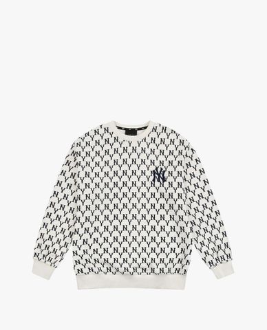  MLB - Áo sweatshirt họa tiết Monogram 