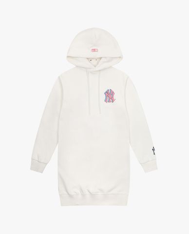  MLB - Đầm mini phối mũ phom suông tay dài LIKE 