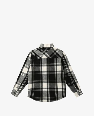  MLB - Áo sơ mi tay dài Pocket Logo Plaid 