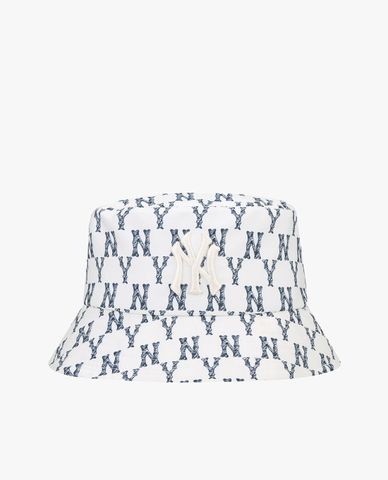  MLB - Nón bucket thời trang Monogram Crayon 