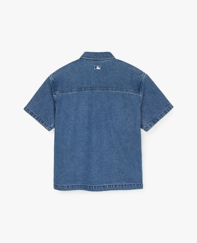  MLB - Áo sơ mi denim unisex Diamond Monogram Embargo 