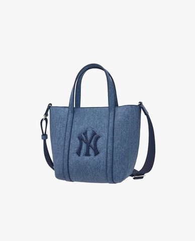  MLB - Túi tote nữ phom hình thang Basic PU 