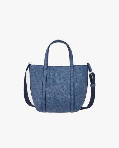  MLB - Túi tote nữ phom hình thang Basic PU 