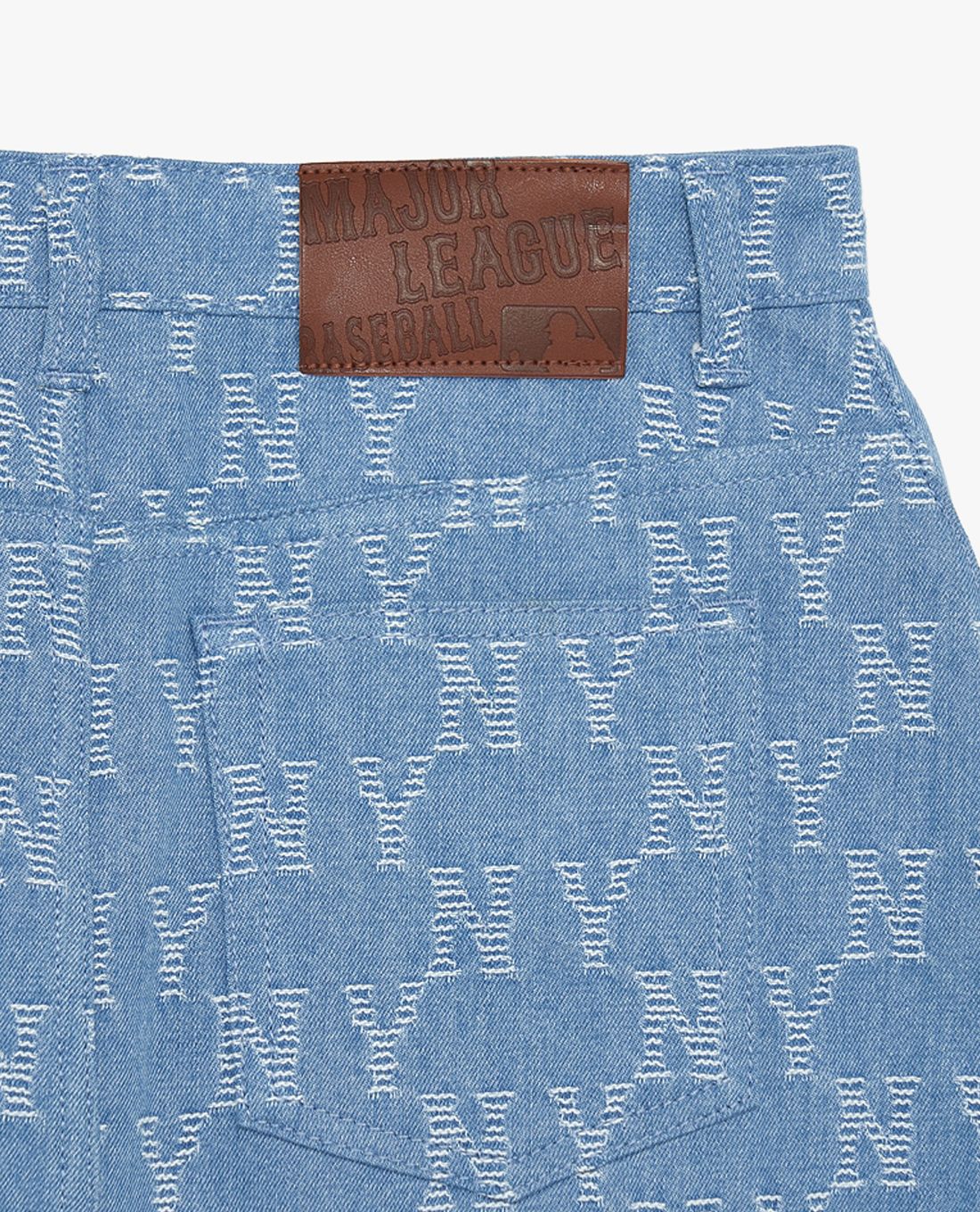 Quần MLB Jacquard Monogram Denim Jogger Pants New York Yankees 3ADP0201450BLD #20 Quần MLB Jacquard Monogram Denim Jogger Pants New York Yankees 3ADP0201450BLD