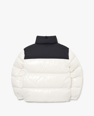  MLB - Áo khoác phao tay dài Shiny Material Block 