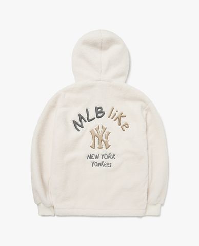  MLB - Áo khoác phối mũ Like Ice Hooded Fleece 