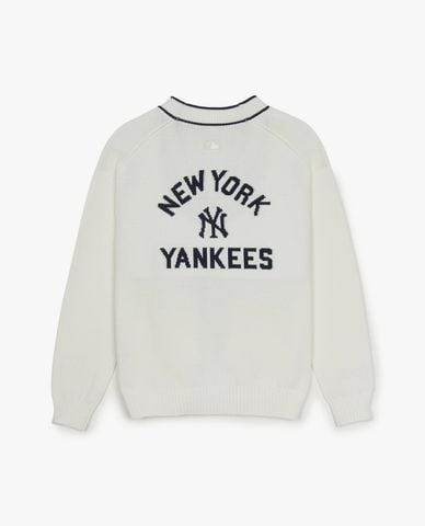  MLB - Áo khoác cardigan unisex Basic Varsity 