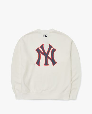  MLB - Áo sweatshirt unisex tay dài Basic Big Logo Brushed 