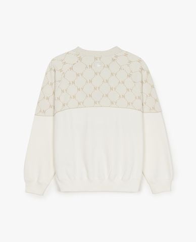  MLB - Áo sweatshirt unisex Dia Monogram Jaquard 