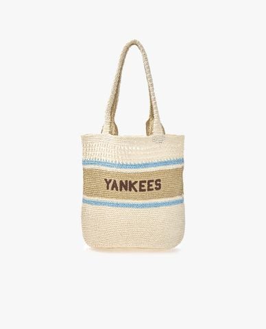 MLB - Túi tote unisex dệt kim phom chữ nhật Summer 