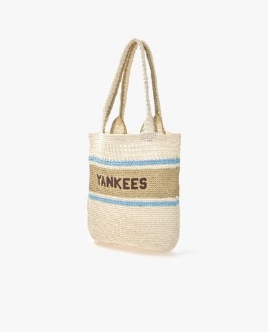  MLB - Túi tote unisex dệt kim phom chữ nhật Summer 