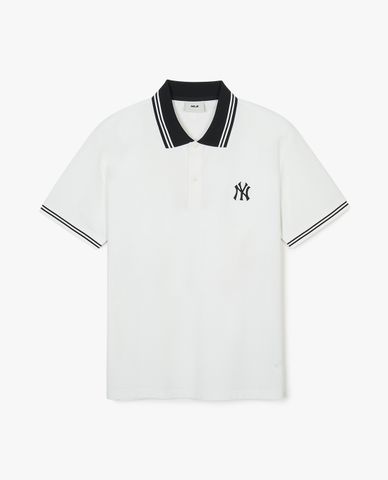  MLB - Áo polo unisex cổ bẻ tay ngắn Basic Color Comfortable Fit 