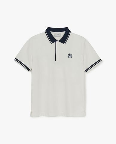  MLB - Áo polo unisex Basic Block Comfortable 