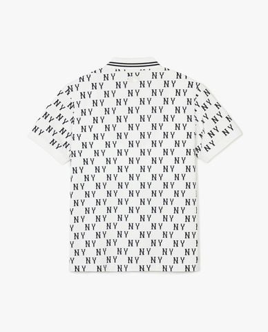  MLB - Áo polo unisex tay ngắn Classic Monogram Plate Pattern Kara 