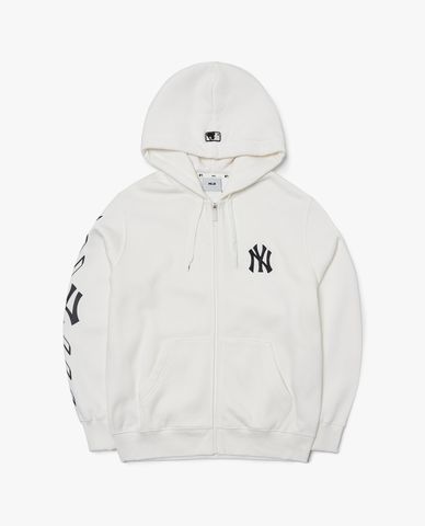  MLB - Áo khoác tay dài phối mũ trùm Thin Ball Raising 