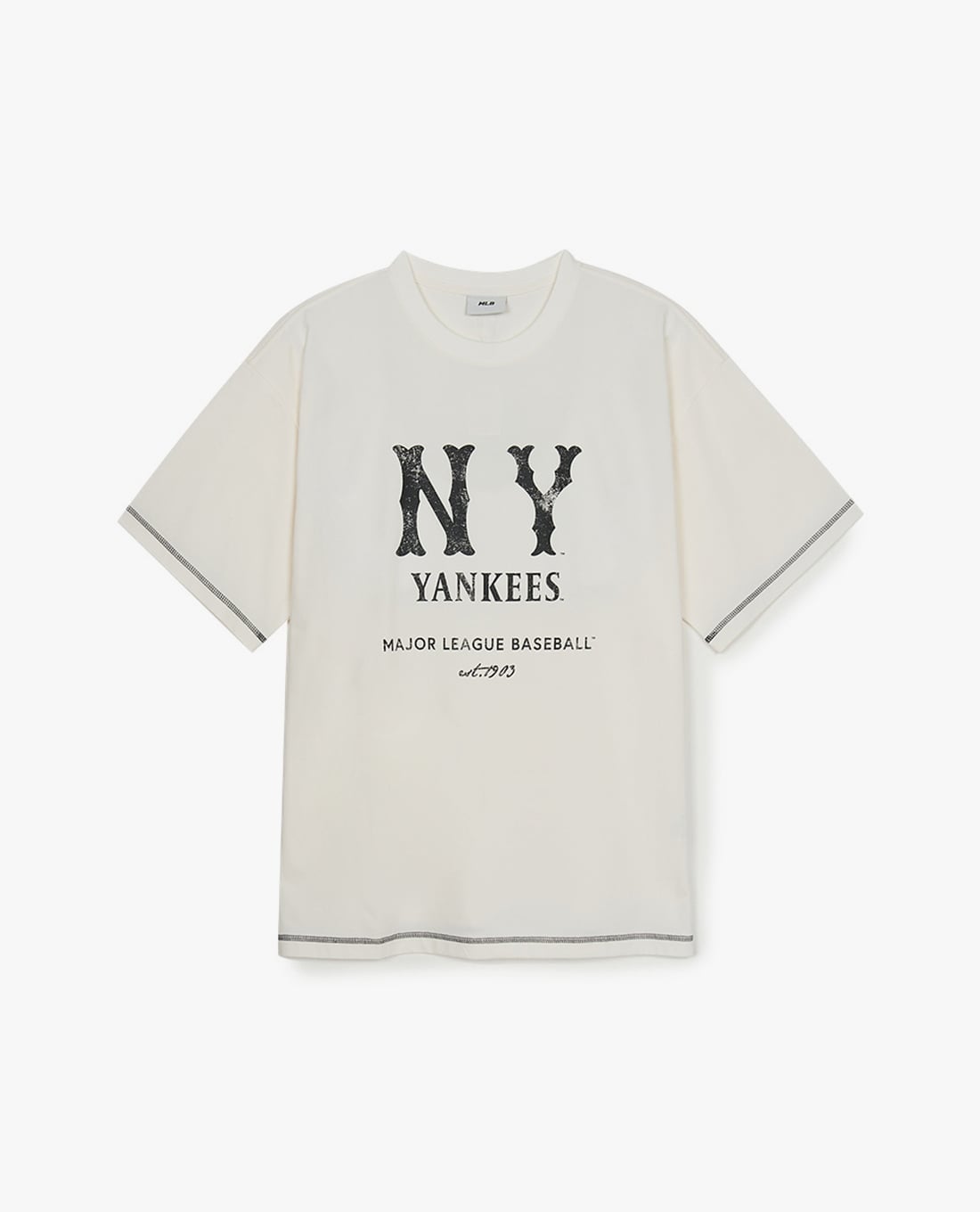 MLB - Áo thun unisex cổ tròn tay ngắn Basic Coopers