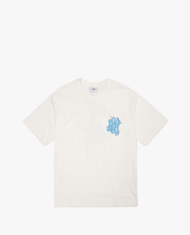  MLB - Áo thun unisex cổ tròn tay ngắn LIKE Back Logo Overfit 