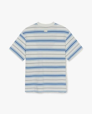  MLB - Áo thun unisex Varsity Stripe Overfit 