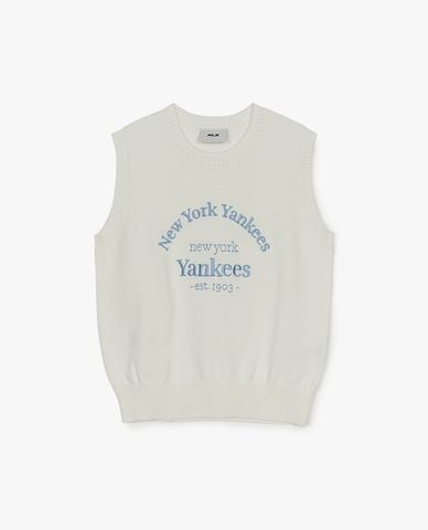  MLB - Áo sát nách nữ cổ tròn Varsity 