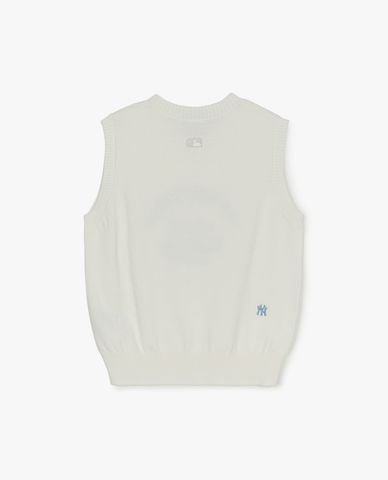  MLB - Áo sát nách nữ cổ tròn Varsity 