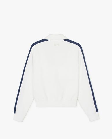 MLB - Áo sweatshirt nữ cổ bẻ tay dài Sportive Varsity Crop Half Zip Up 