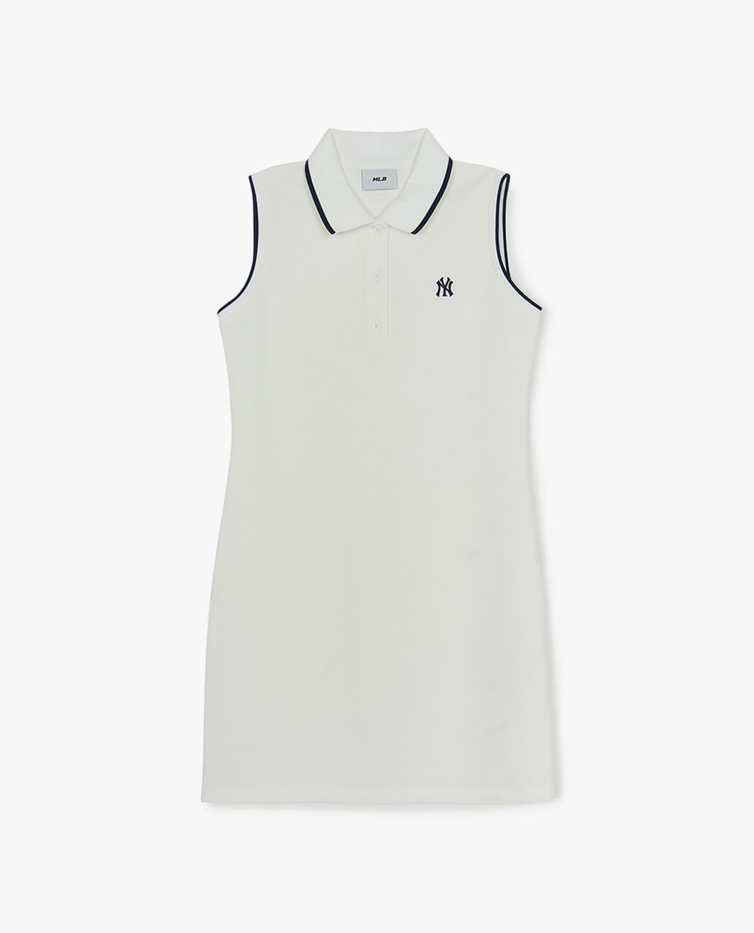 MLB - Đầm sát nách mini cổ bẻ Varsity