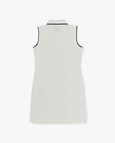  MLB - Đầm sát nách mini cổ bẻ Varsity 