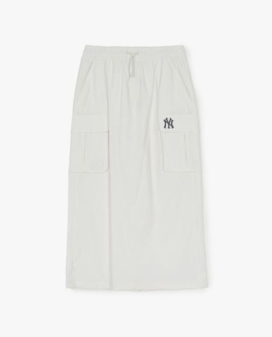  MLB - Chân váy phom suông midi Basic Goffcore Nylon Cargo 