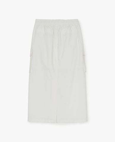  MLB - Chân váy phom suông midi Basic Goffcore Nylon Cargo 