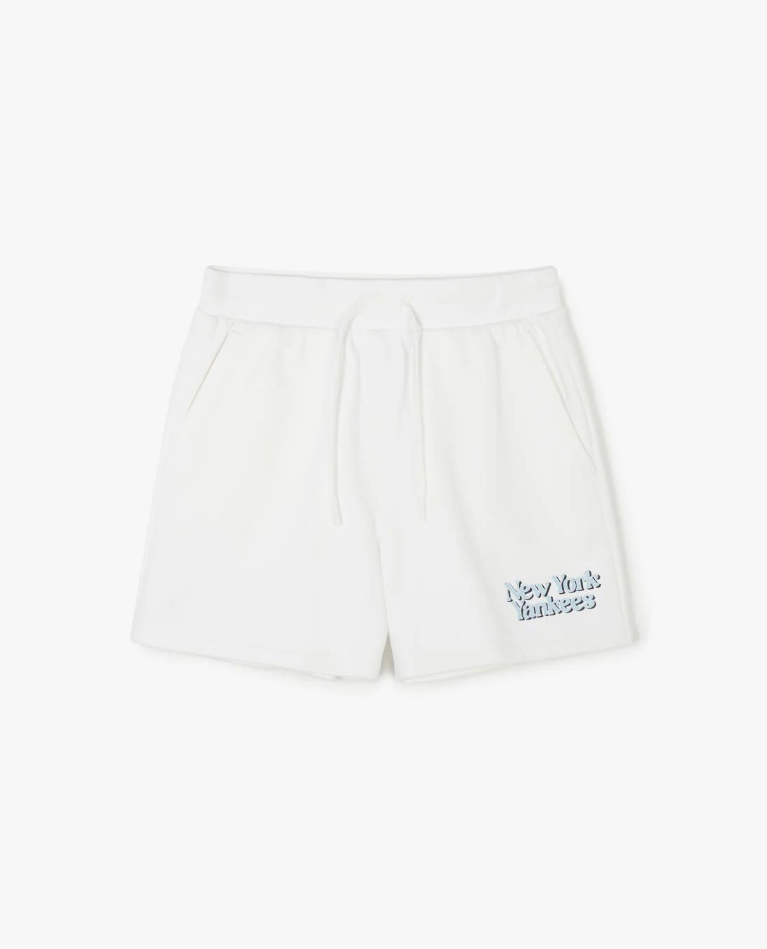 MLB - Quần shorts nữ ống rộng lưng thun Varsity
