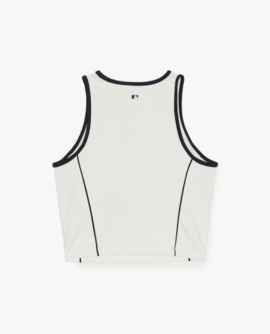  MLB - Áo ba lỗ nữ phom croptop Basic Small Logo 
