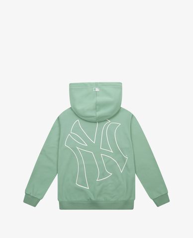  MLB - Áo hoodie tay dài phối mũ thời trang Mega Logo 