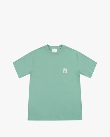  MLB - Áo thun cổ tròn ngắn tay Basic Back Big Logo 