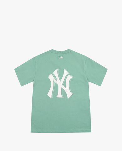  MLB - Áo thun cổ tròn ngắn tay Basic Back Big Logo 