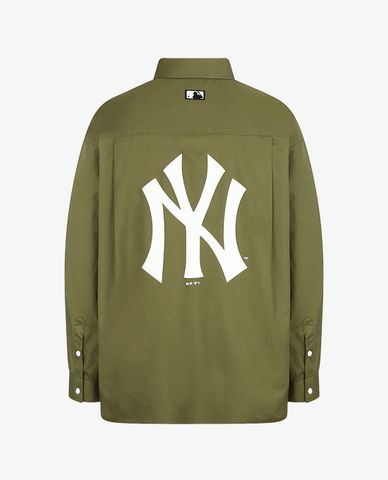  MLB - Áo sơ mi tay dài Back Big Logo 