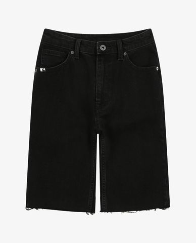  MLB - Quần shorts jeans nữ Biker Denim 