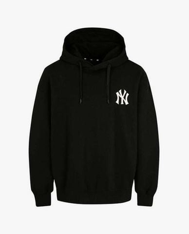  MLB - Áo hoodie tay dài phối mũ trùm Logo 