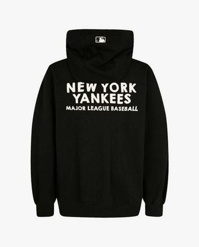  MLB - Áo hoodie tay dài phối mũ trùm Logo 