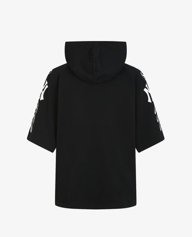  MLB - Áo hoodie tay ngắn phối mũ trùm Symbol 