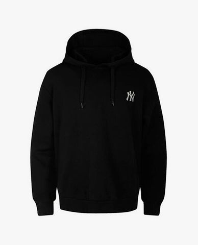  MLB - Áo hoodie tay dài phối mũ Logo 