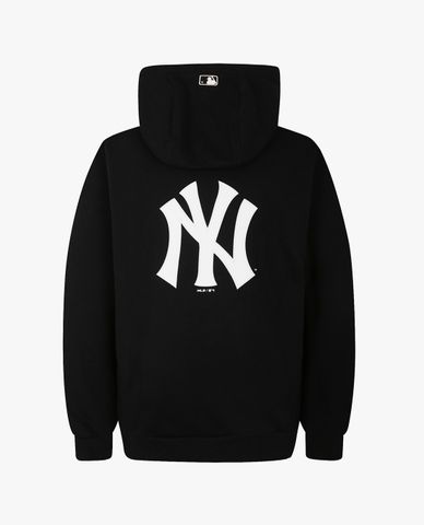  MLB - Áo hoodie tay dài phối mũ Logo 