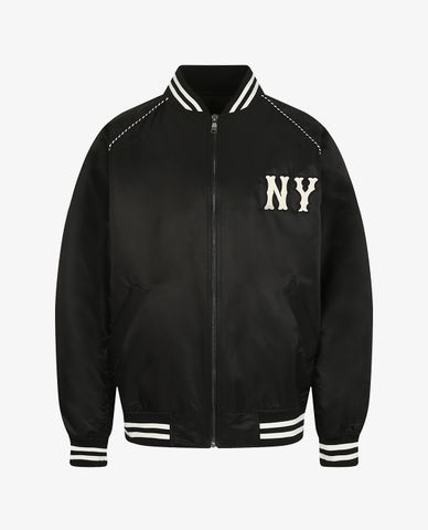  MLB - Áo khoác bóng chày Satin Raglan Piping 