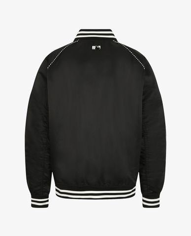  MLB - Áo khoác bóng chày Satin Raglan Piping 