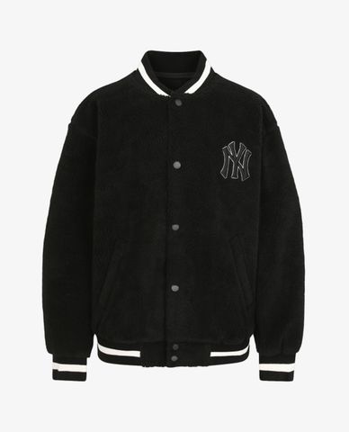  MLB - Áo khoác bóng chày New York Yankees Sheep Boa Solid 